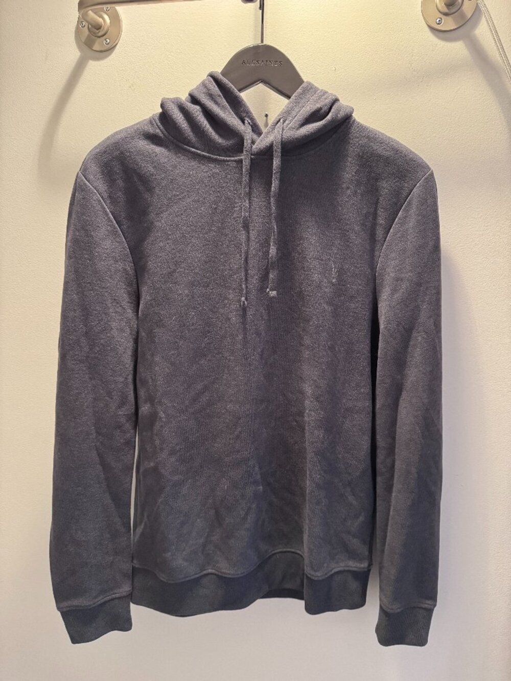 Allsaints Hoodie Small Slate Blue